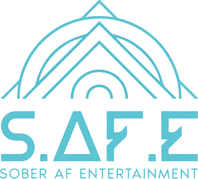 Sober AF Entertainment (SAFE) logo